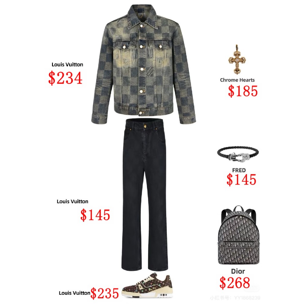 Luxury brand fashion matching