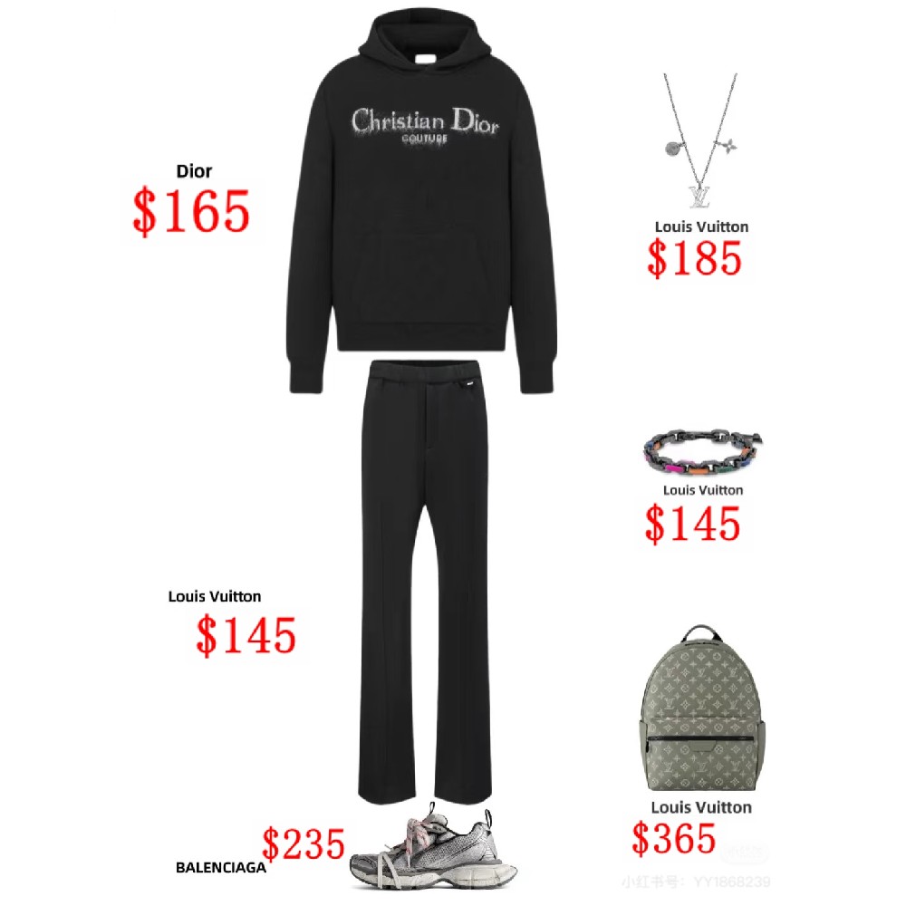 Luxury brand fashion matching