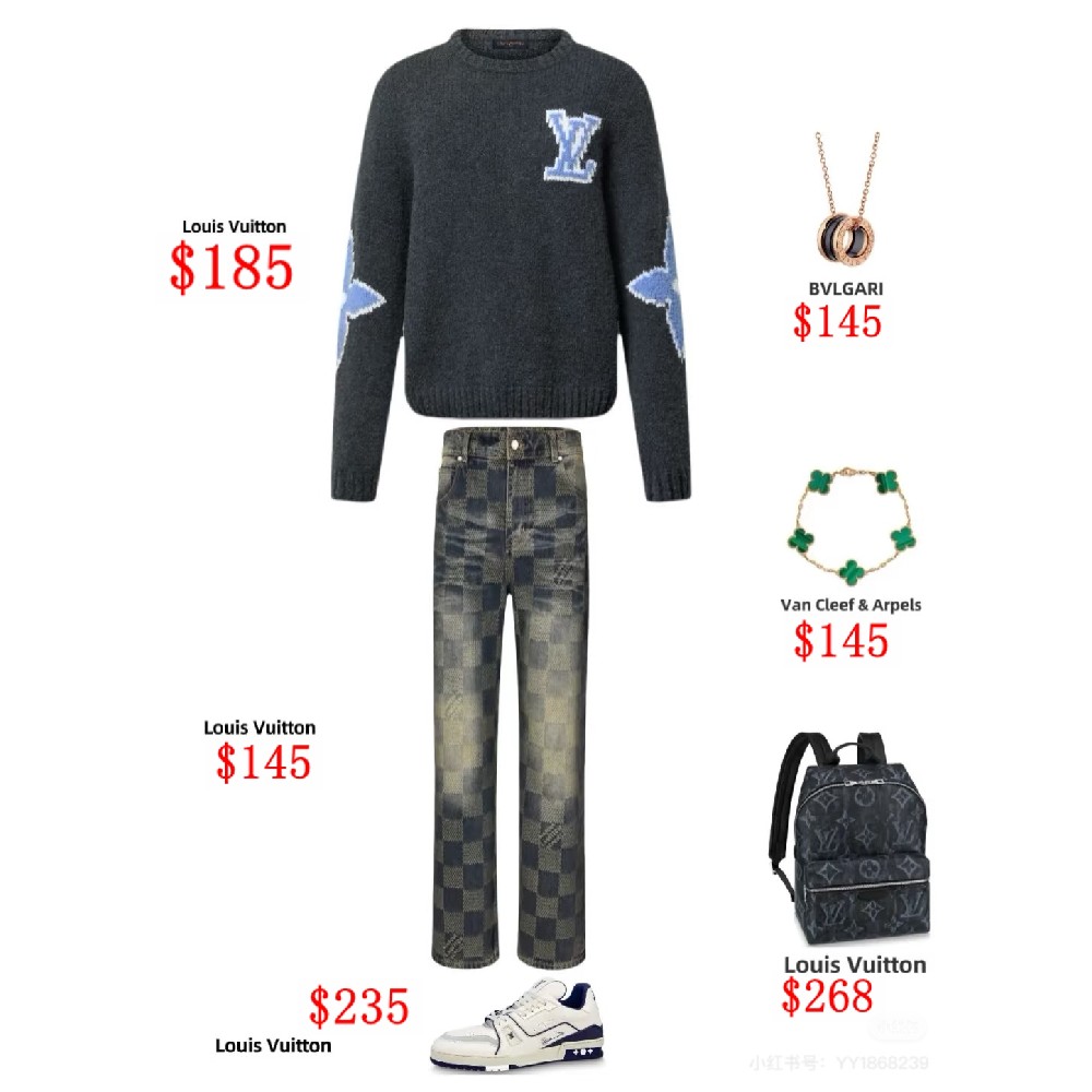 Luxury brand fashion matching