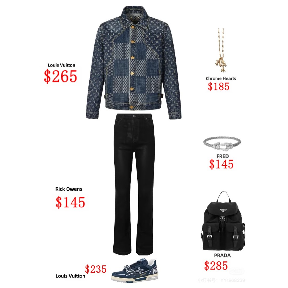 Luxury brand fashion matching