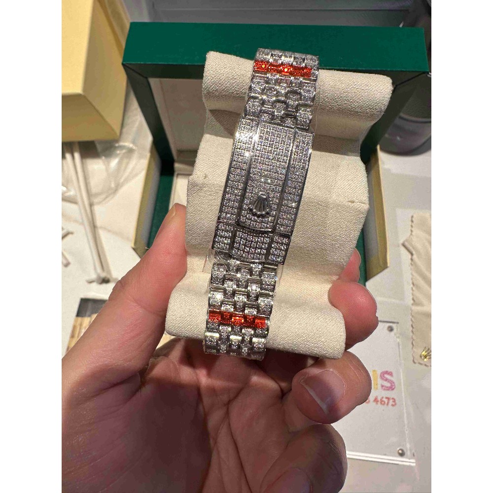 Rolex Date Just 41 (Moissanite) Watch