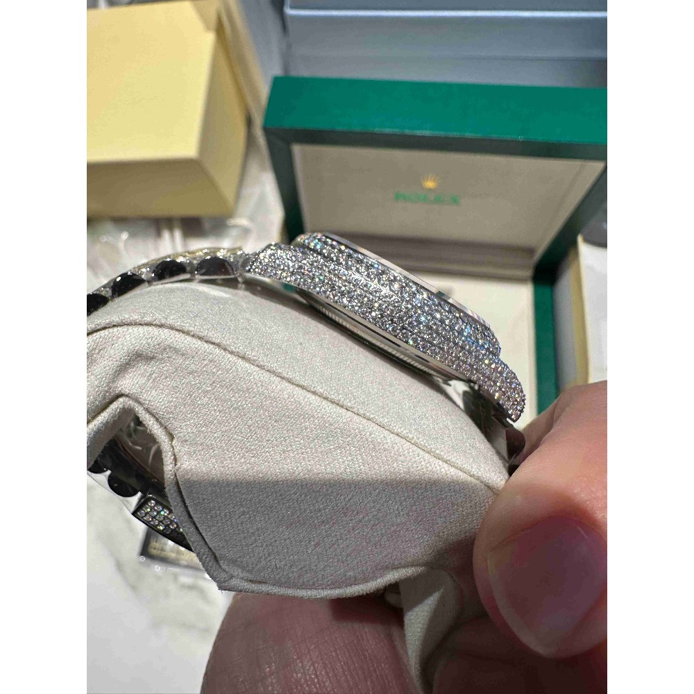 Rolex Date Just 41 (Moissanite) Watch