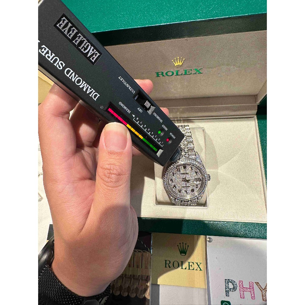 Rolex Date Just 41 (Moissanite) Watch